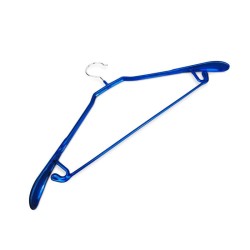 PERCHA DE METAL CON GOMA ANTIDESLIZANTE 46 CM