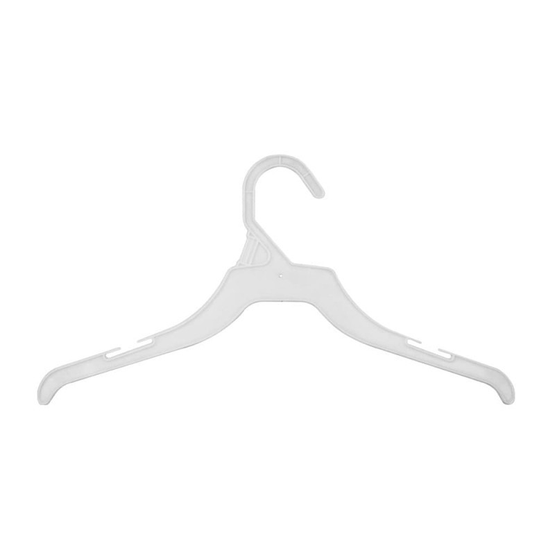 PERCHA DE PLÁSTICO BLANCA 34 CM