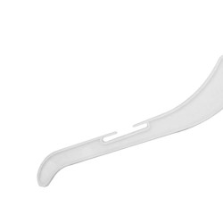 PERCHA DE PLÁSTICO BLANCA 34 CM