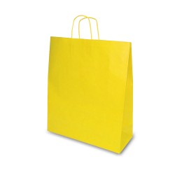BOLSA DE PAPEL AMARILLA