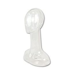 MANIQUÍ CABEZA DE MUJER TRANSPARENTE
