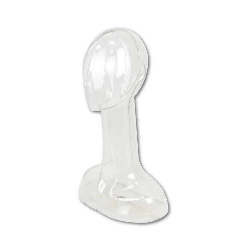 MANIQUÍ CABEZA DE MUJER TRANSPARENTE
