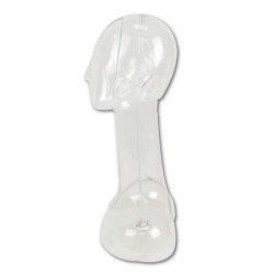 MANIQUÍ CABEZA DE MUJER TRANSPARENTE