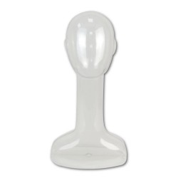 MANIQUÍ CABEZA DE HOMBRE TRANSPARENTE