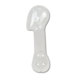 MANIQUÍ CABEZA DE HOMBRE TRANSPARENTE