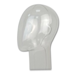 MANIQUÍ CABEZA DE HOMBRE TRANSPARENTE