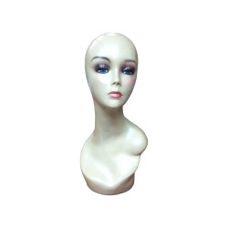 MANIQUÍ CABEZA MUJER CARNE