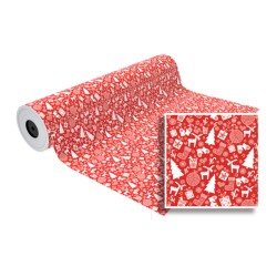 BOBINA PAPEL REGALO NAVIDAD 62 CM