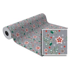 BOBINA PAPEL REGALO NAVIDAD 62 CM