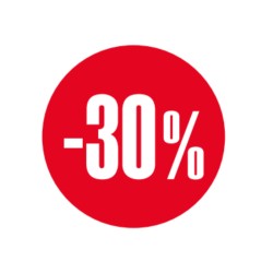 ETIQUETAS ADHESIVAS 30% DTO