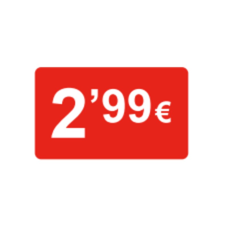 ETIQUETAS ADHESIVAS "2,99€"