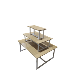 EXPOSITOR MADERA Y METAL