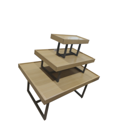 EXPOSITOR MADERA Y METAL