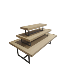 EXPOSITOR MADERA Y METAL