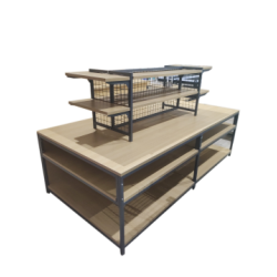 EXPOSITOR MADERA Y METAL