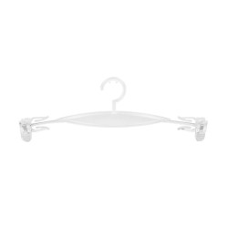 PERCHA DE PLÁSTICO LENCERÍA CON PINZAS 26 CM