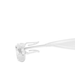 PERCHA DE PLÁSTICO LENCERÍA CON PINZAS 26 CM