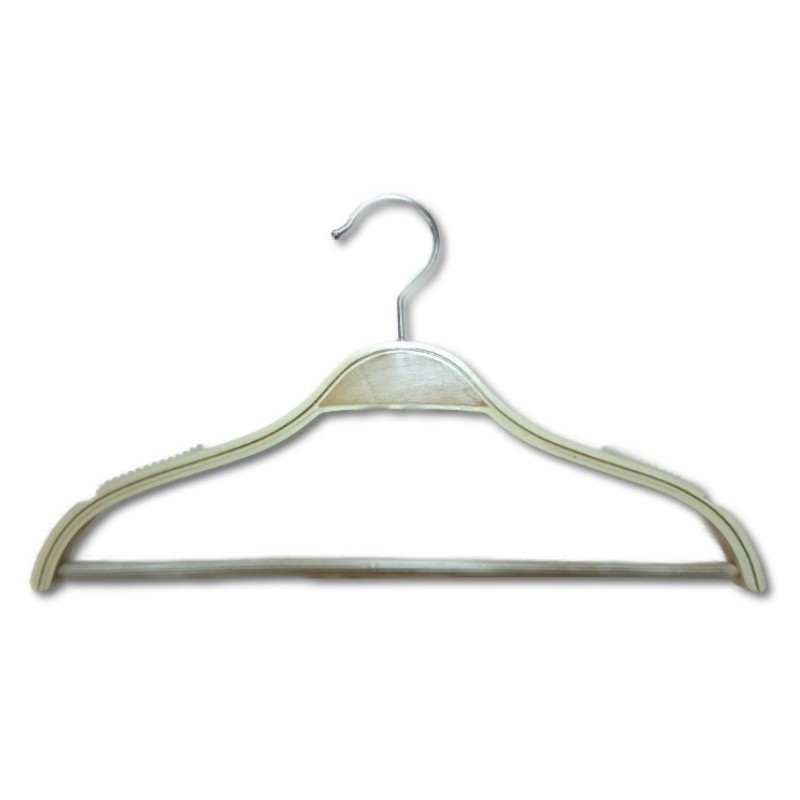 PERCHA INFANTIL MADERA ANTIDESLIZANTE 35 CM