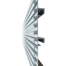 PANEL DE ALUMINIO RANURADO