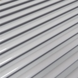 PANEL DE ALUMINIO RANURADO BLANCO PANEL DE ALUMINIO RANURADO BLANCO