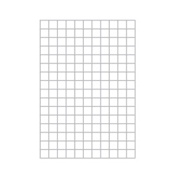 REJA METÁLICA BLANCA 130 X 90 CM