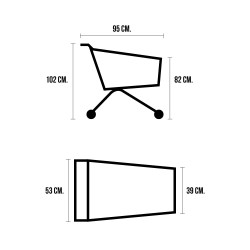 CARRO SUPERMERCADO 150 LITROS