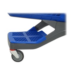 CARRO SUPERMERCADO PLÁSTICO AZUL 200 LITROS