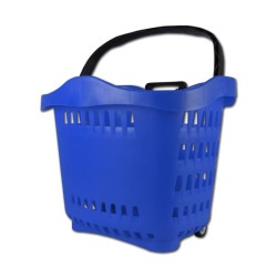 CESTA SUPERMERCADO AZUL 2 RUEDAS CESTA SUPERMERCADO AZUL 2 RUEDAS