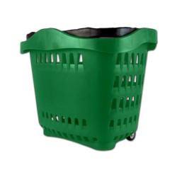 CESTA SUPERMERCADO VERDE 2 RUEDAS CESTA SUPERMERCADO VERDE 2 RUEDAS