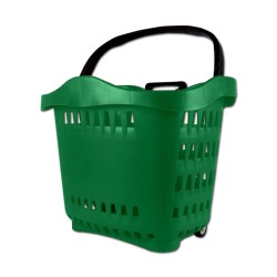 CESTA SUPERMERCADO VERDE 2 RUEDAS CESTA SUPERMERCADO VERDE 2 RUEDAS