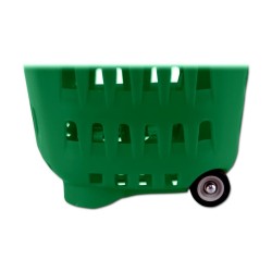 CESTA SUPERMERCADO VERDE 2 RUEDAS CESTA SUPERMERCADO VERDE 2 RUEDAS