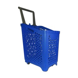 CESTA SUPERMERCADO AZUL
