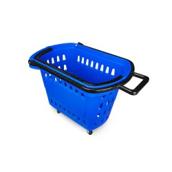 CESTA SUPERMERCADO AZUL 40L