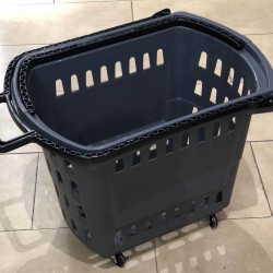 CESTA SUPERMERCADO GRIS 40L