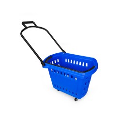 CESTA SUPERMERCADO AZUL 48L
