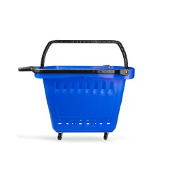 CESTA SUPERMERCADO AZUL 48L