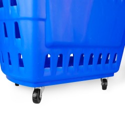 CESTA SUPERMERCADO AZUL 48L