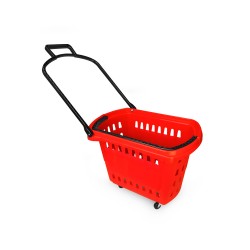 CESTA SUPERMERCADO ROJA 48L CESTA SUPERMERCADO ROJA 48L