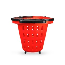 CESTA SUPERMERCADO ROJA 48L CESTA SUPERMERCADO ROJA 48L