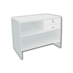 MOSTRADOR DE MADERA BLANCO