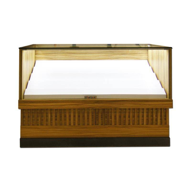 MOSTRADOR EXPOSITOR DE MADERA 120 CM