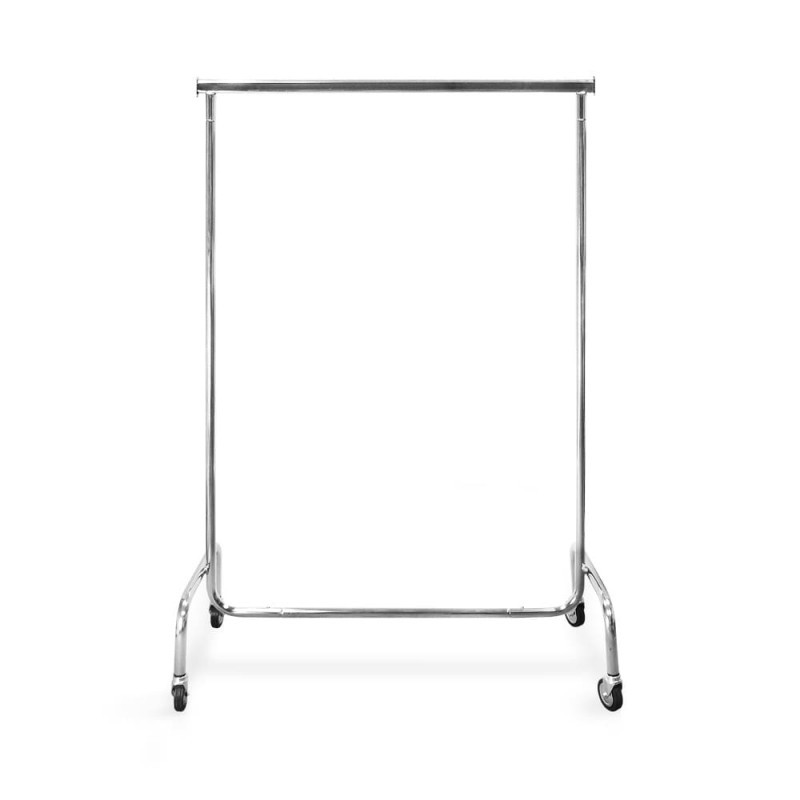PERCHERO METÁLICO EXTENSIBLE CON RUEDAS PERCHERO METÁLICO EXTENSIBLE CON RUEDAS