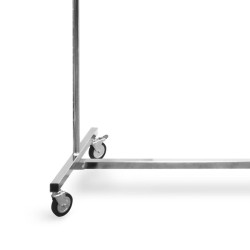 PERCHERO METÁLICO EXTENSIBLE CON RUEDAS PERCHERO METÁLICO EXTENSIBLE CON RUEDAS