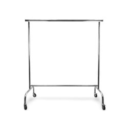 PERCHERO METÁLICO EXTENSIBLE CON RUEDAS