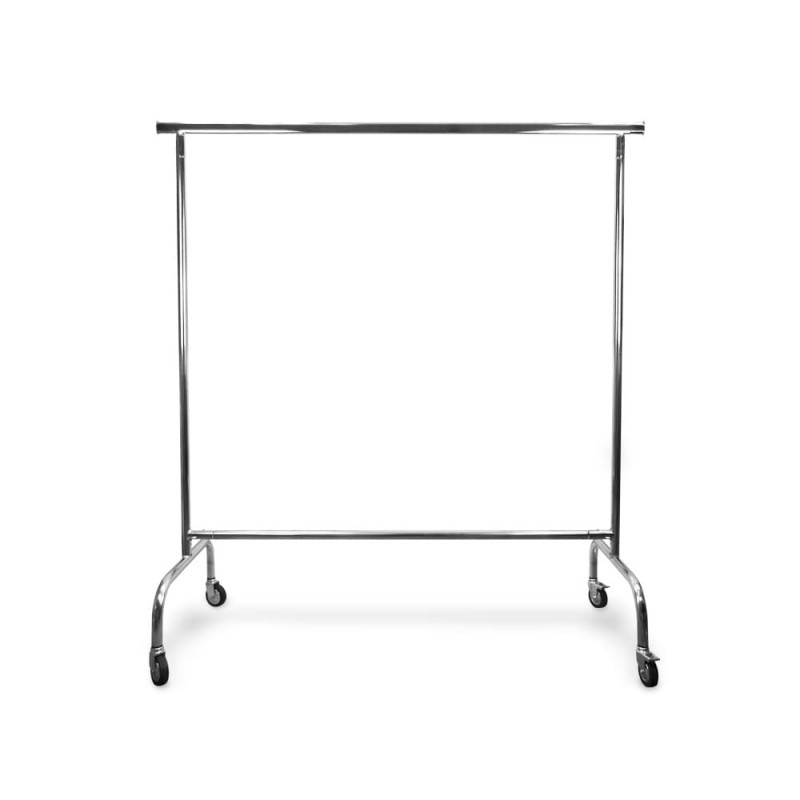 PERCHERO METÁLICO EXTENSIBLE CON RUEDAS