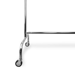 PERCHERO METÁLICO EXTENSIBLE CON RUEDAS