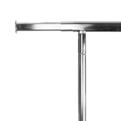 PERCHERO METÁLICO EXTENSIBLE CON RUEDAS