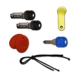 TAQUILLA CON CERRADURA DIGITAL (AZUL)