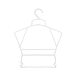 PERCHA DE PLÁSTICO LENCERÍA