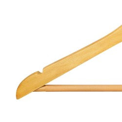 PERCHA DE MADERA CON GUÍA 45 CM PERCHA DE MADERA CON GUÍA 45 CM